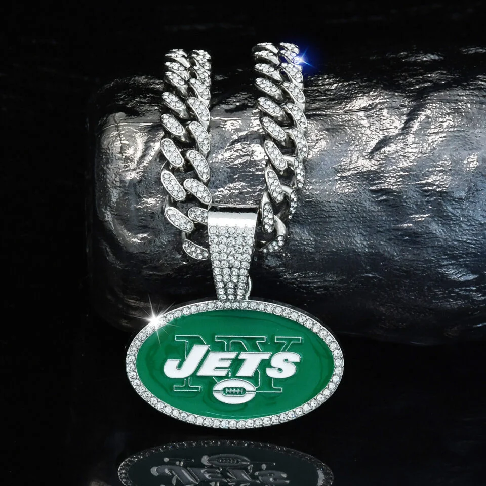 New York Jets Pendant Necklace for Men