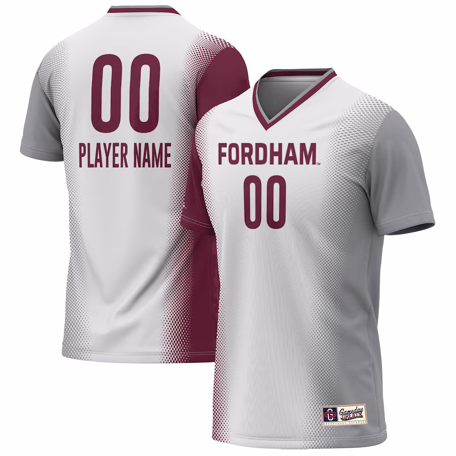 Fordham Rams GameDay Greats Unisex Pick-A-Player NIL Lightweight Soccer Jersey - White