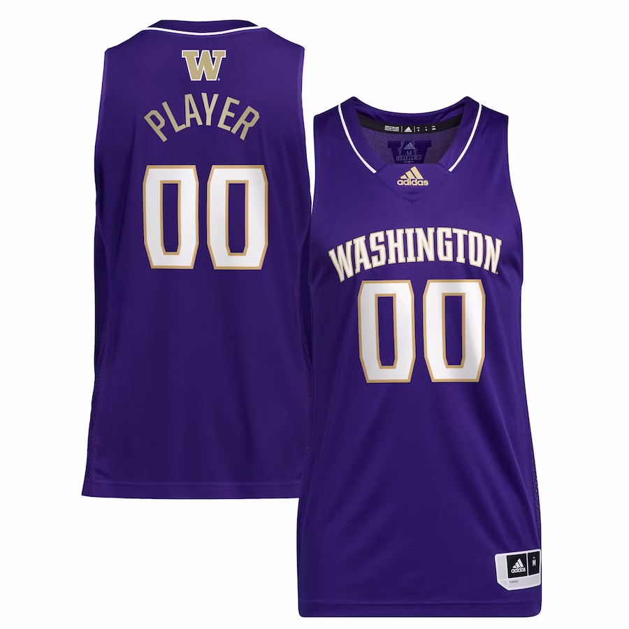 Washington Huskies adidas Unisex Pick-A-Player NIL Women's Basketball Jersey - Purple