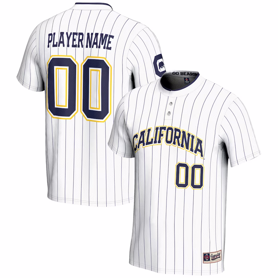 Cal Bears GameDay Greats Youth NIL Pick-A-Player Lightweight Softball Jersey - White