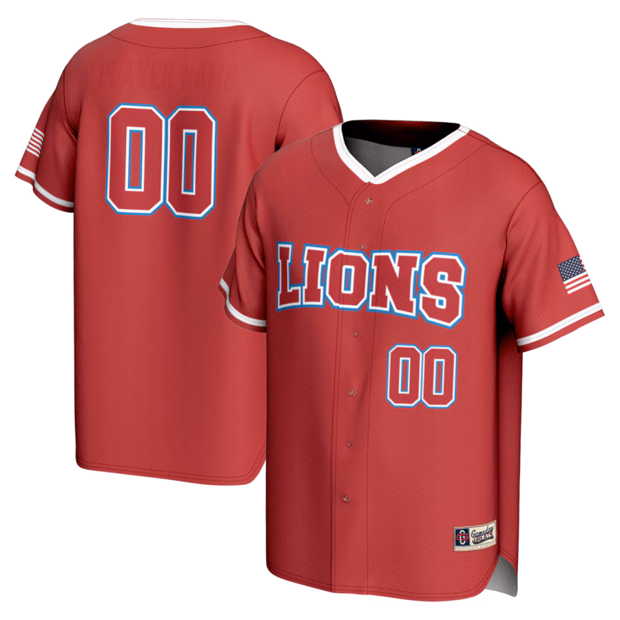 Loyola Marymount Lions GameDay Greats NIL Pick-A-Player Lightweight Baseball Jersey - Red
