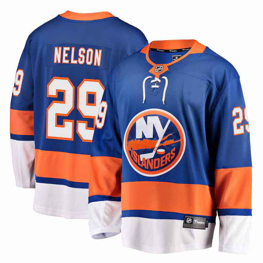 Men's New York Islanders Brock Nelson Fanatics Royal Breakaway Player Jersey