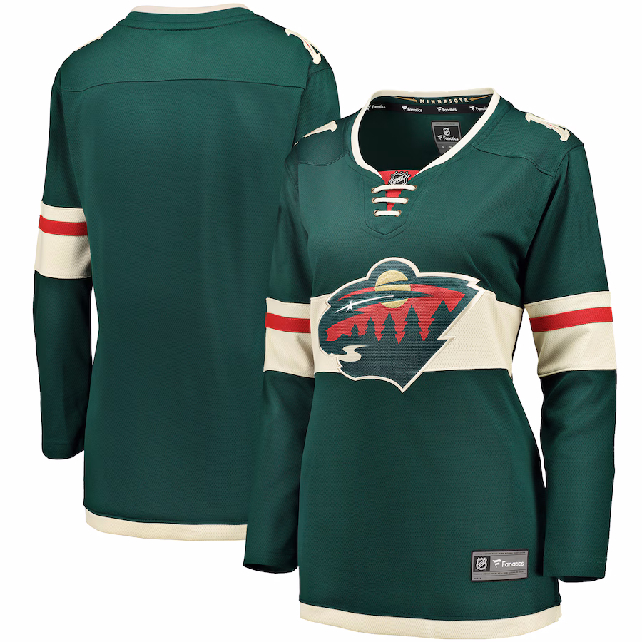 Women's Minnesota Wild Fanatics Green Breakaway Home Jersey