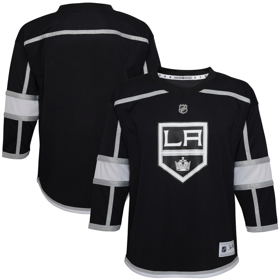 Youth Los Angeles Kings Black Home Replica Blank Jersey