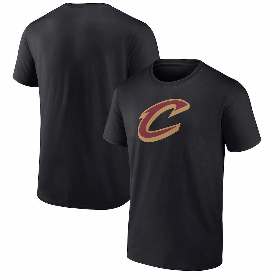 Men's Cleveland Cavaliers Black Primary Logo T-Shirt