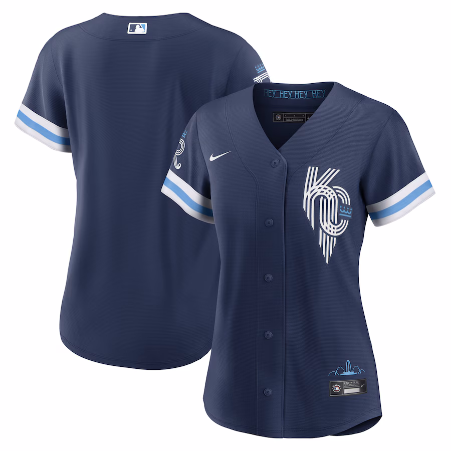 Women's Kansas City Royals Nike Navy City Connect Replica Jersey