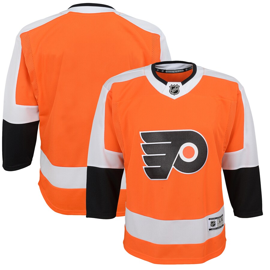 Youth Philadelphia Flyers Orange Home Premier Jersey