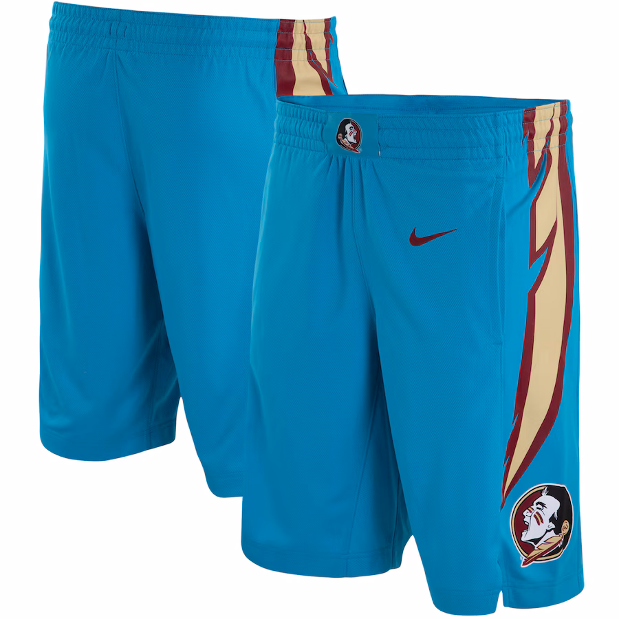 Men's Nike Turquoise Florida State Seminoles Seminoles Heritage Alternate Replica Performance Basketball Shorts