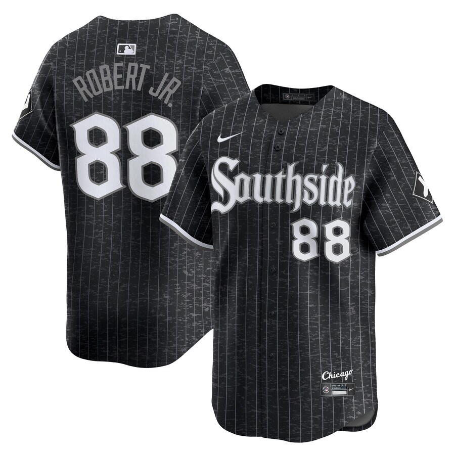 Men's Chicago White Sox Luis Robert Jr. Nike Black City Connect Limited Player Jersey