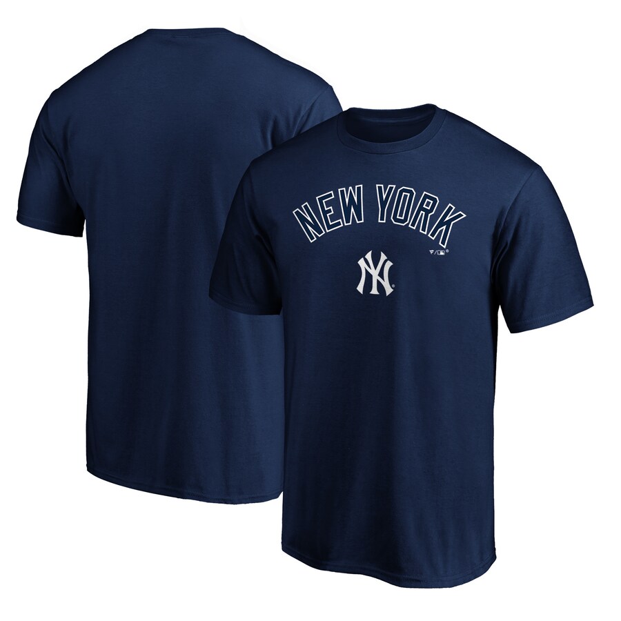 Men's New York Yankees Navy Team Lock Up Wordmark T-Shirt