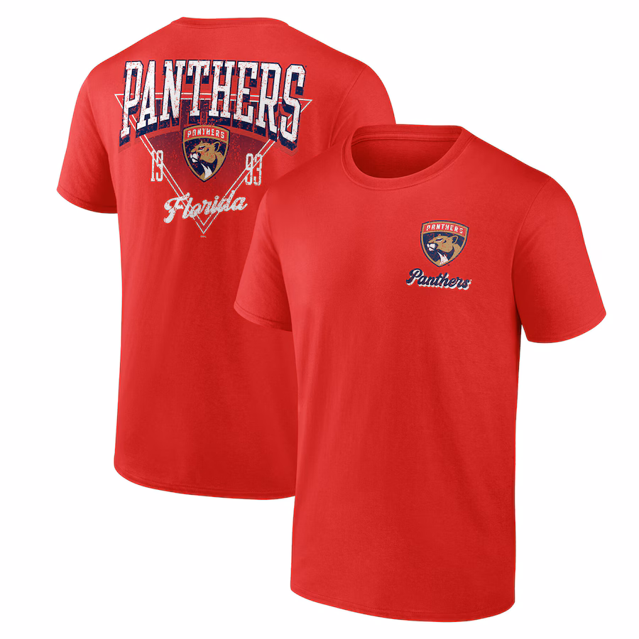 Men's Florida Panthers Red Never Over T-Shirt