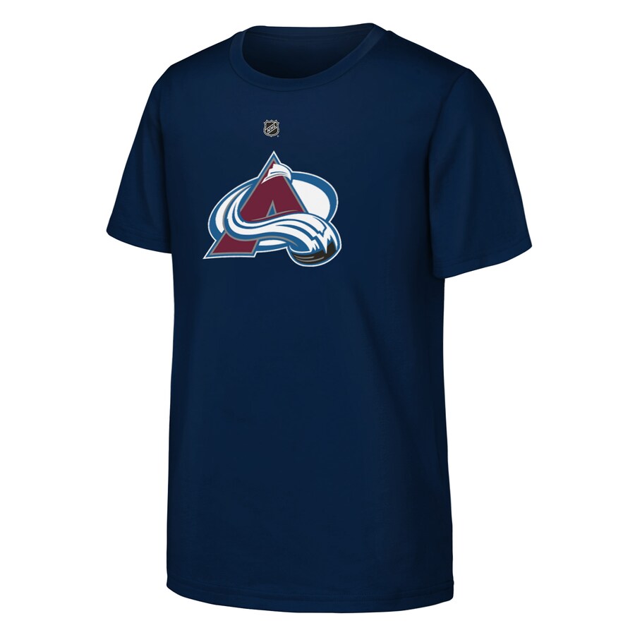 Youth Colorado Avalanche Navy Primary Logo T-Shirt