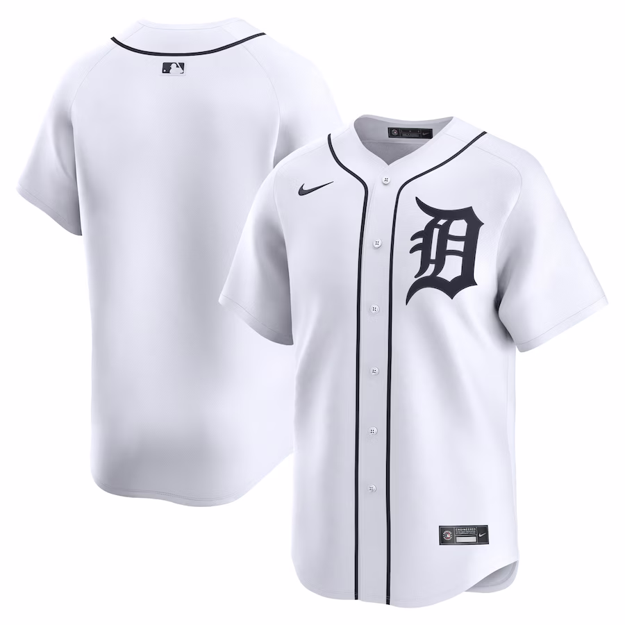 Youth Detroit Tigers Nike White Home Limited Jersey