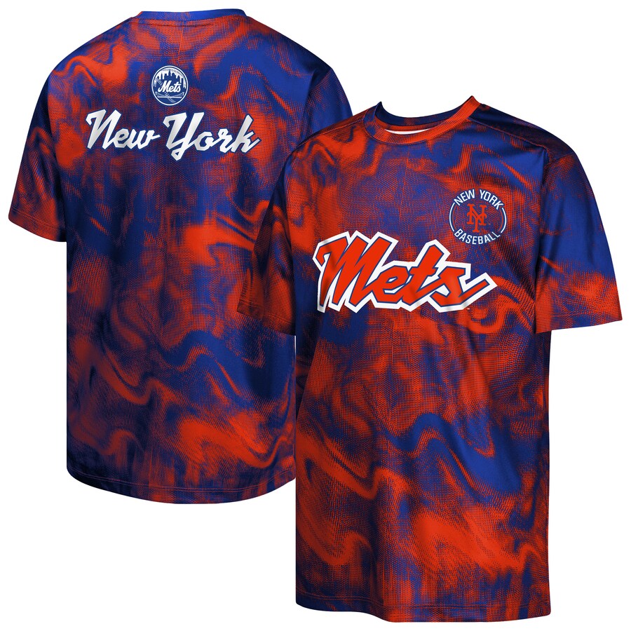 Youth New York Mets Royal/Red Pinch Hitter T-Shirt
