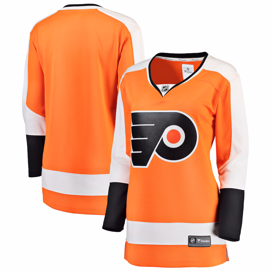 Women's Philadelphia Flyers Fanatics Orange Breakaway Home Jersey