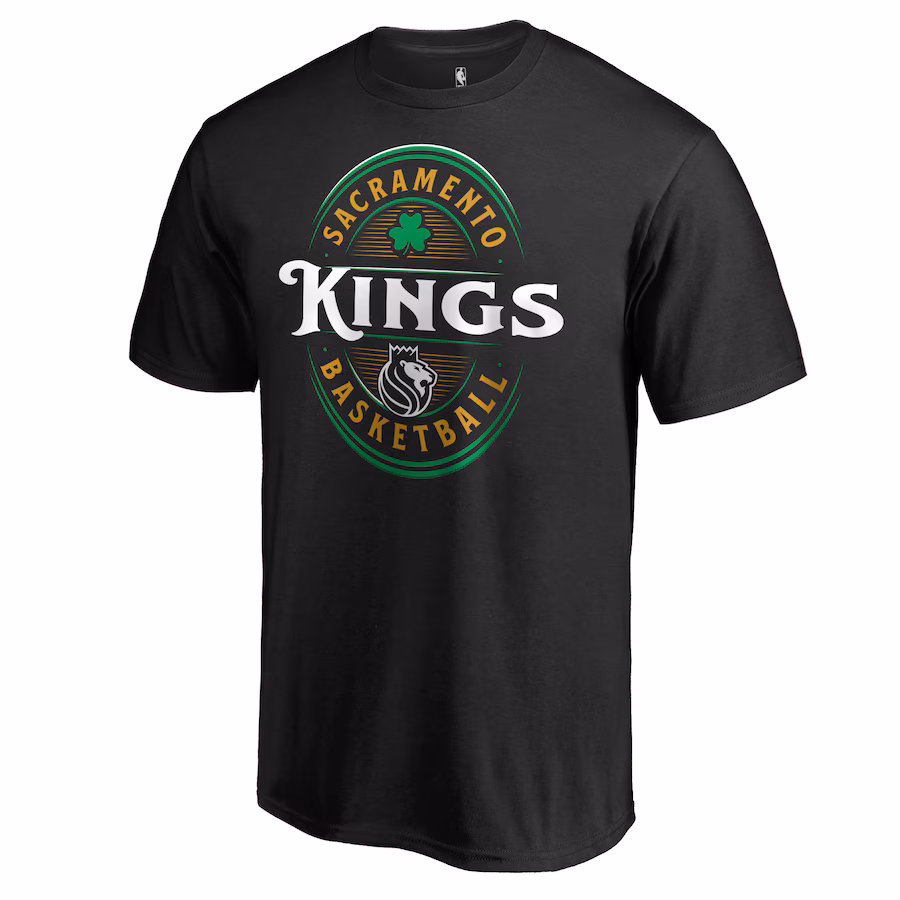 Men's Sacramento Kings Black Forever Lucky T-Shirt