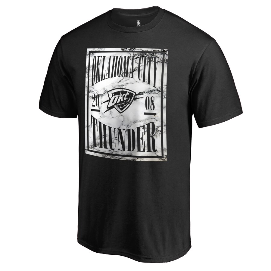 Men's Oklahoma City Thunder Black Court Vision T-Shirt