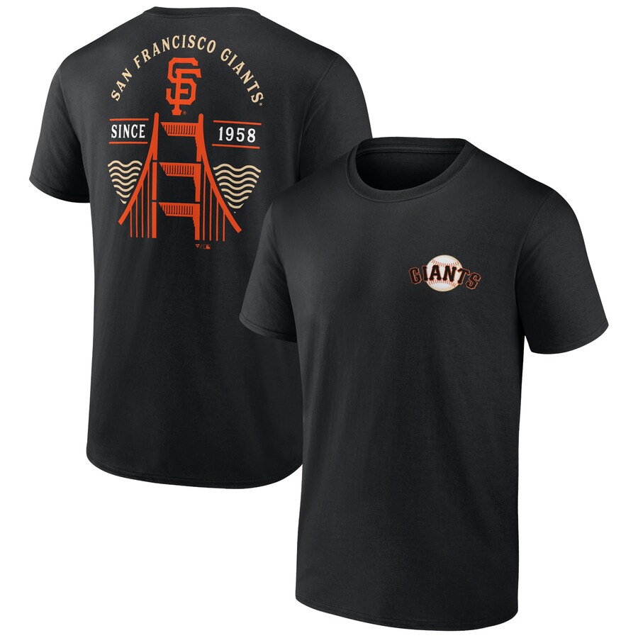 Men's San Francisco Giants Black Bring It Bridge T-Shirt