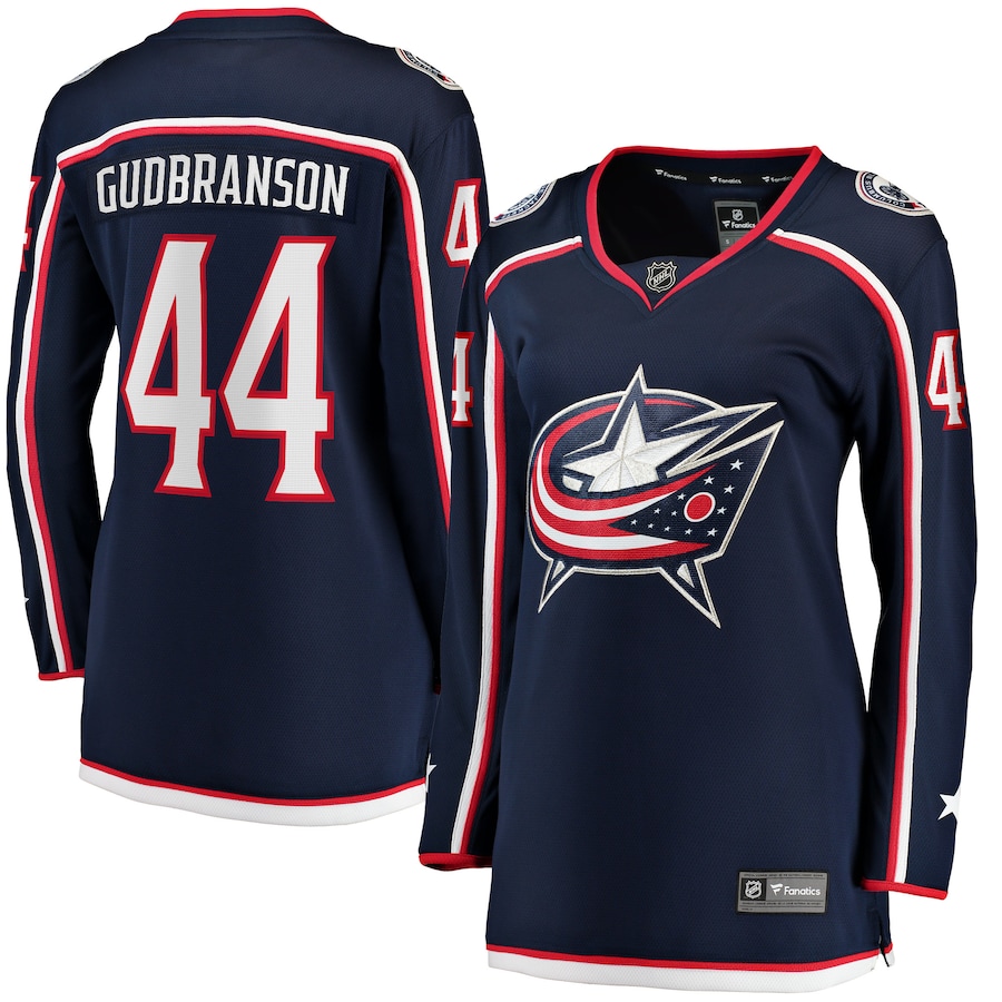 Women's Columbus Blue Jackets Erik Gudbranson Fanatics Navy Home Breakaway Player Jersey