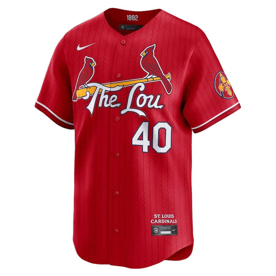 Men's St. Louis Cardinals Willson Contreras Nike Red 2024 City Connect Limited Player Jersey