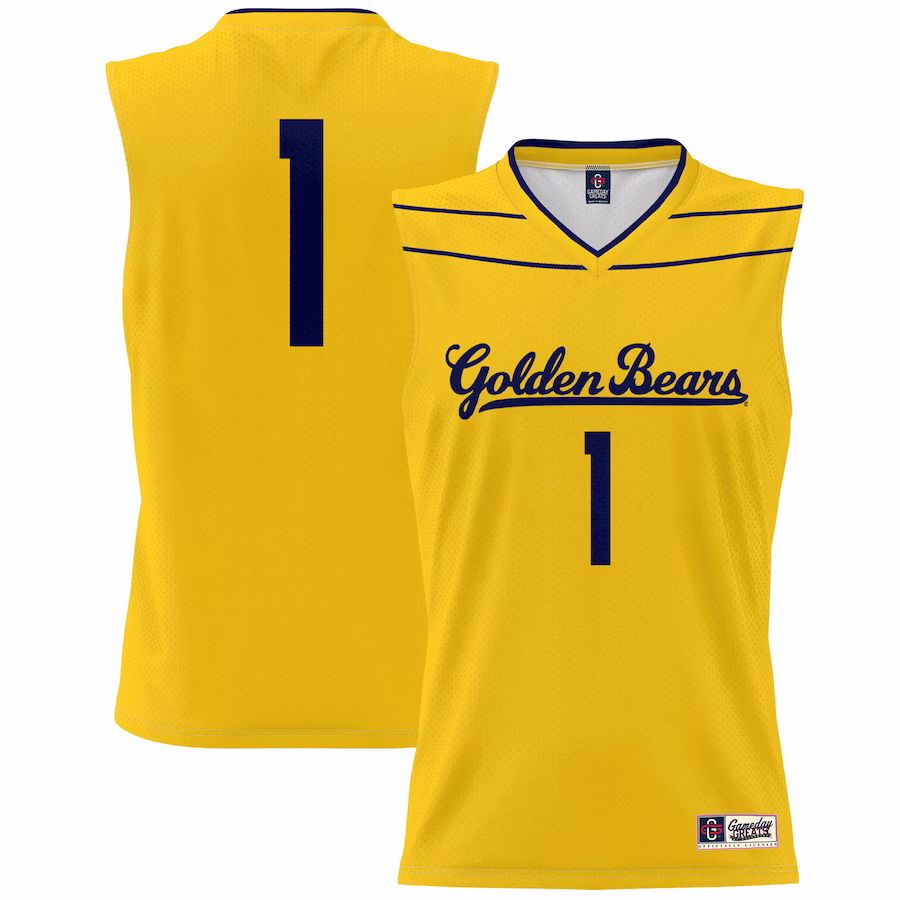 #1 Cal Bears GameDay Greats Youth Lightweight Basketball Fashion Jersey - Gold