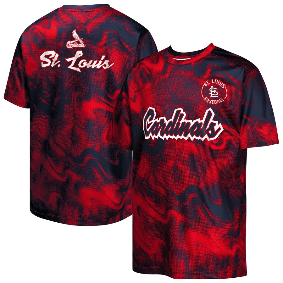Youth St. Louis Cardinals Red/Navy Pinch Hitter T-Shirt