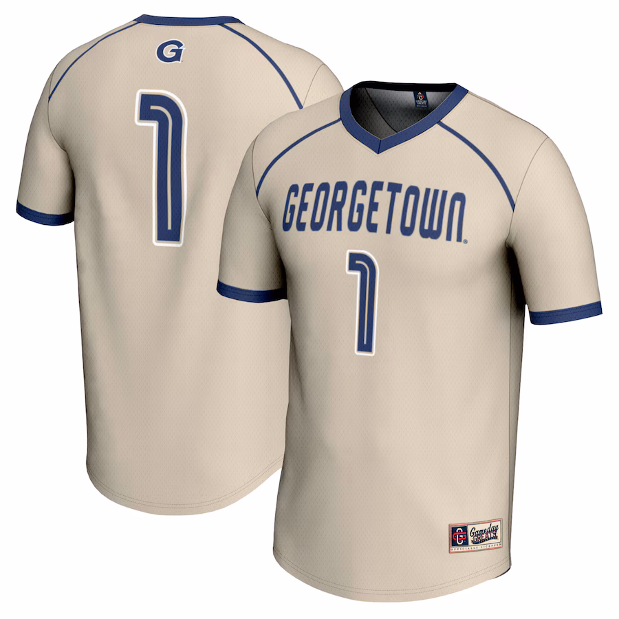 Youth GameDay Greats #1 Gray Georgetown Hoyas Lightweight Women's Lacrosse Jersey