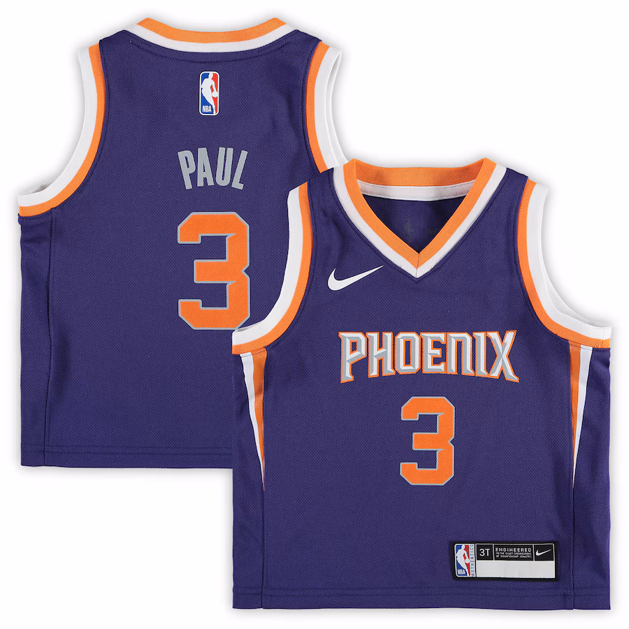 Toddler Phoenix Suns Chris Paul Nike Purple Replica Jersey - Icon Edition