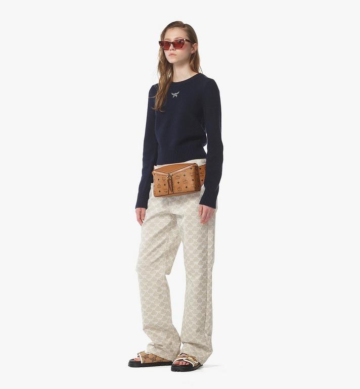 Diamond 3D Belt Bag in Visetos Leather Mix