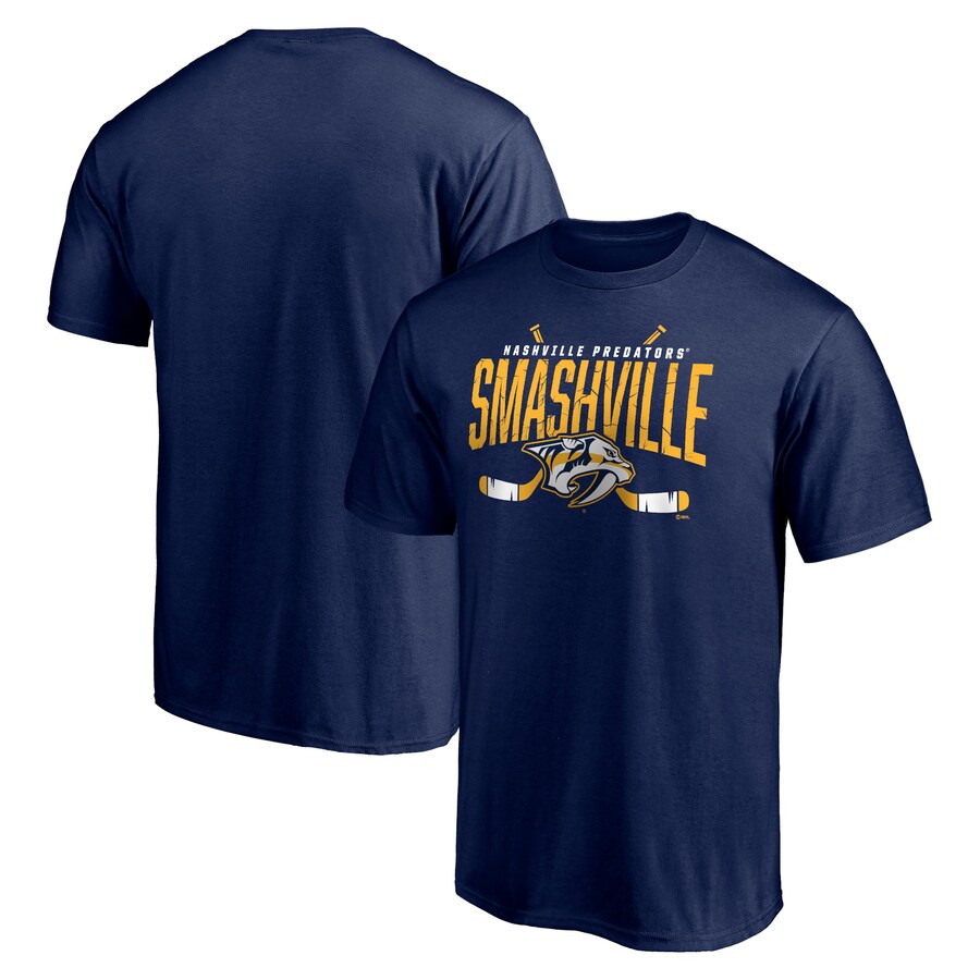 Men's Nashville Predators Navy Core Hometown T-Shirt