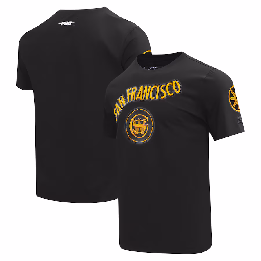 Men's Golden State Warriors Pro Standard Black T-Shirt