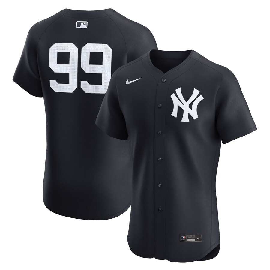 Men's New York Yankees Aaron Judge Nike Navy Alternate 2 Elite Player Jersey