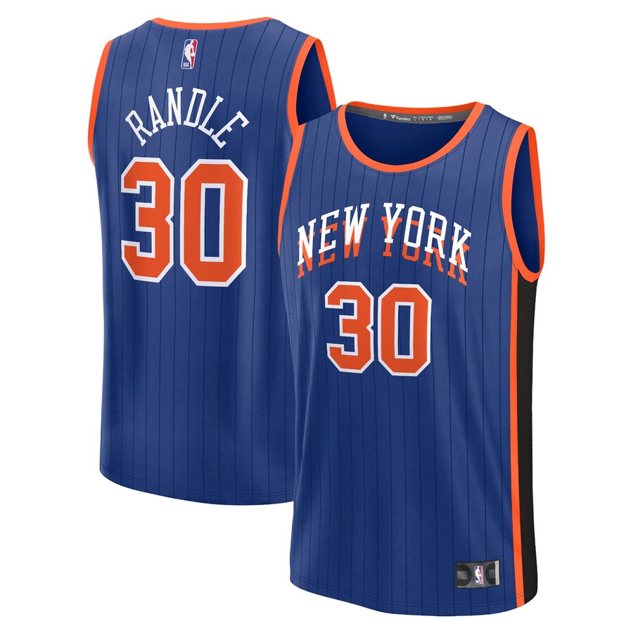 Youth New York Knicks Julius Randle Fanatics Blue Fast Break Jersey - City Edition