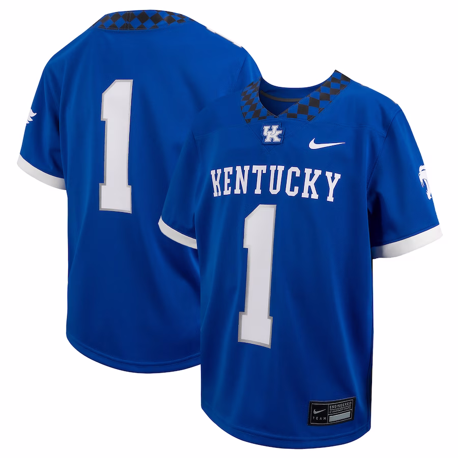 # Kentucky Wildcats Nike Youth Football Game Jersey - Royal