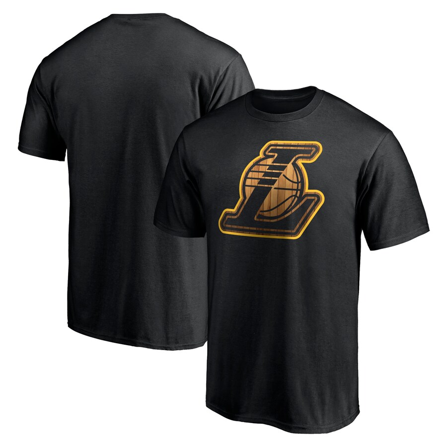 Men's Los Angeles Lakers  Black Hardwood T-Shirt