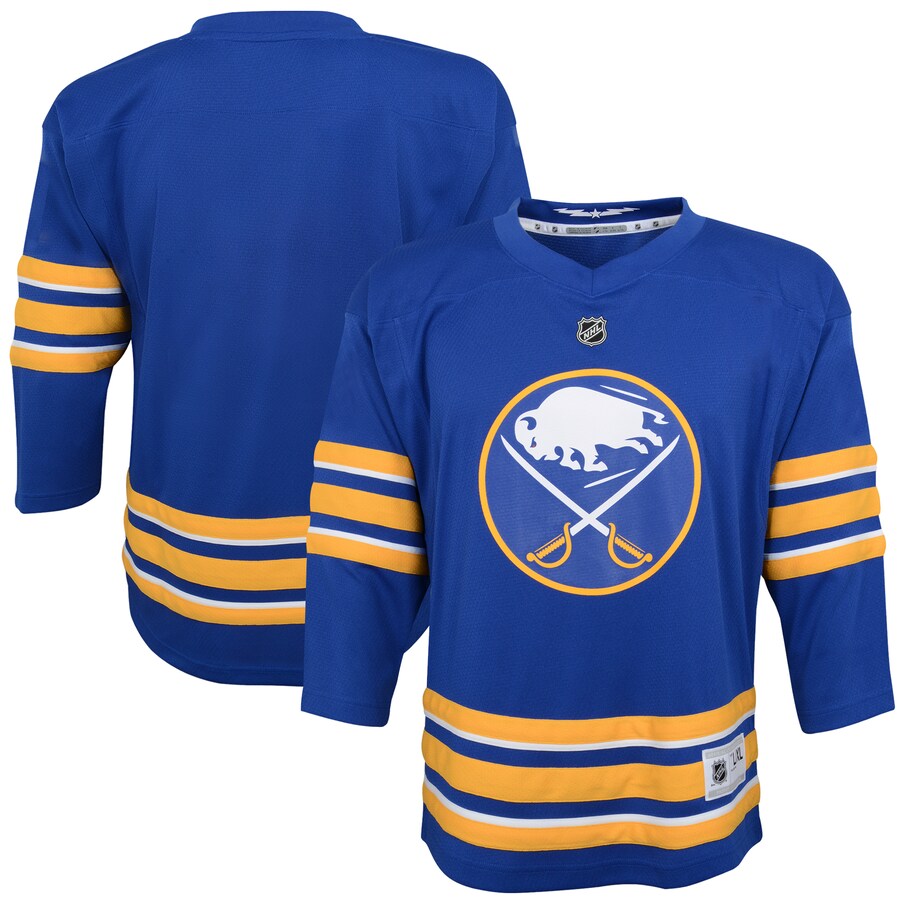 Youth Buffalo Sabres Blue Home Replica Blank Jersey