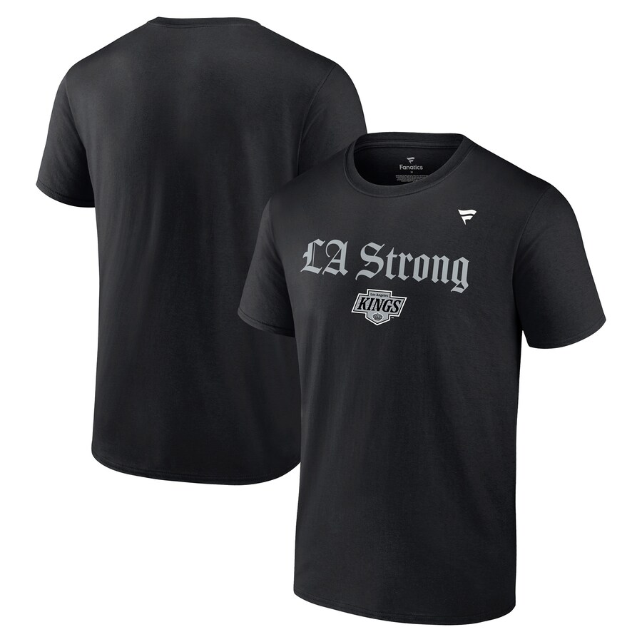Unisex Los Angeles Kings Fanatics Black LA Strong T-Shirt