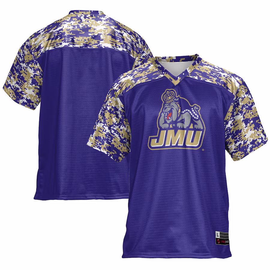 James Madison Dukes GameDay Greats Football Jersey - Purple