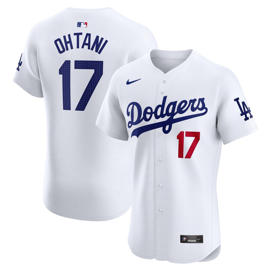 Men's Los Angeles Dodgers Shohei Ohtani Nike White Home Vapor Premier Elite Player Jersey