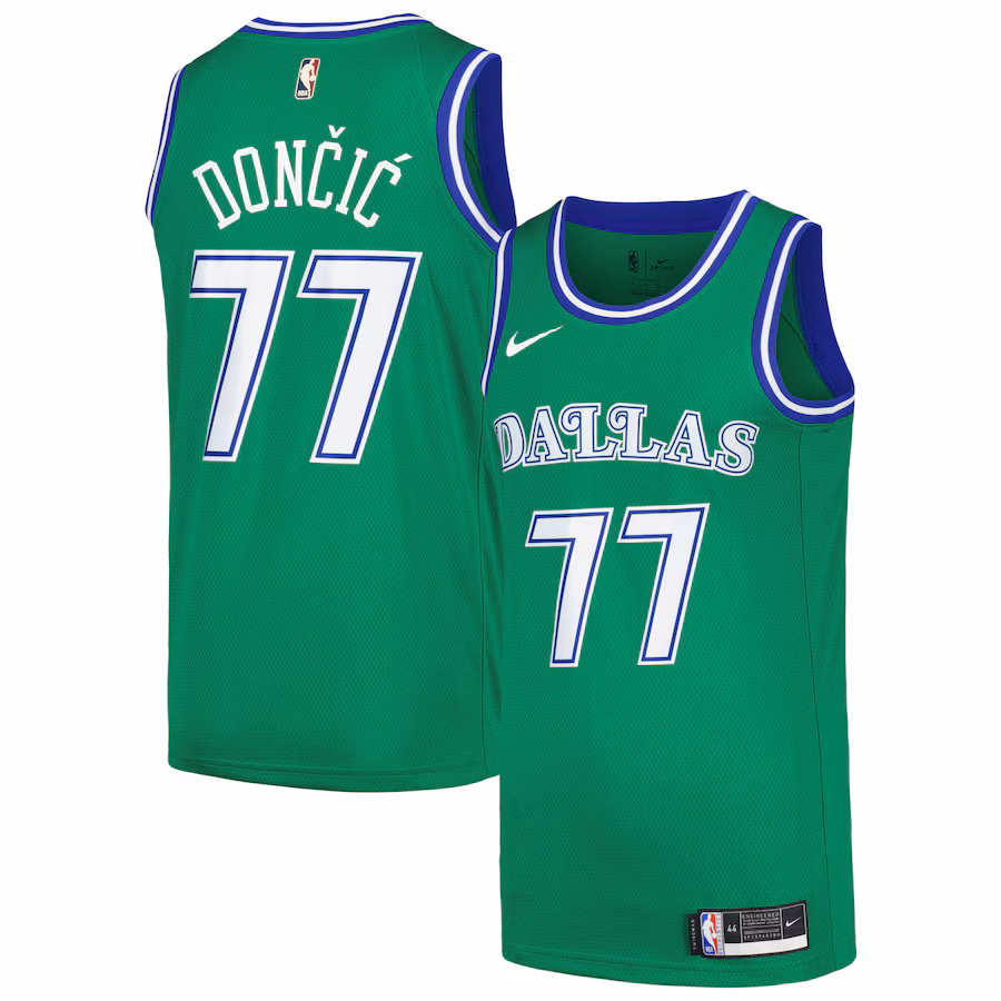 Men's Dallas Mavericks Luka Don?i? Nike Green Swingman Player Jersey - Classic Edition