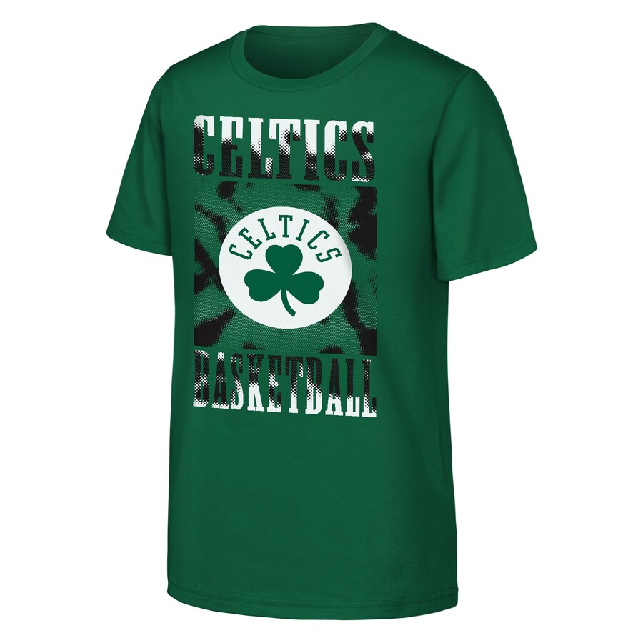 Youth Boston Celtics Kelly Green Garage Hero T-Shirt