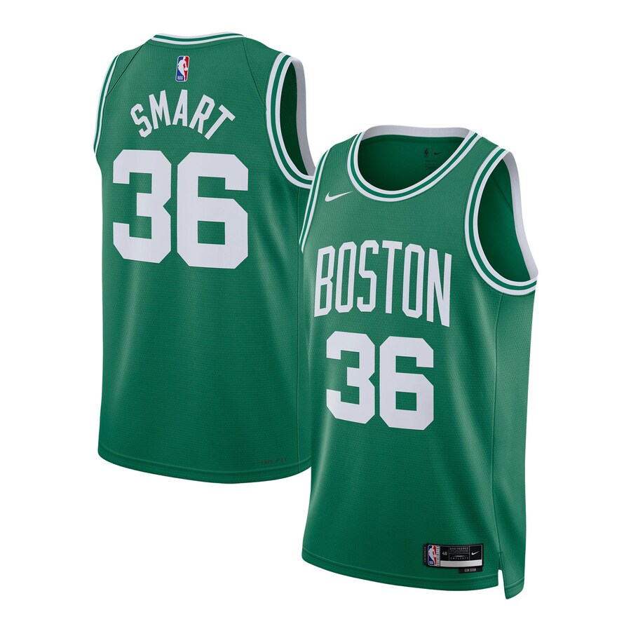 Unisex Boston Celtics Marcus Smart Nike Kelly Green Swingman Jersey - Icon Edition