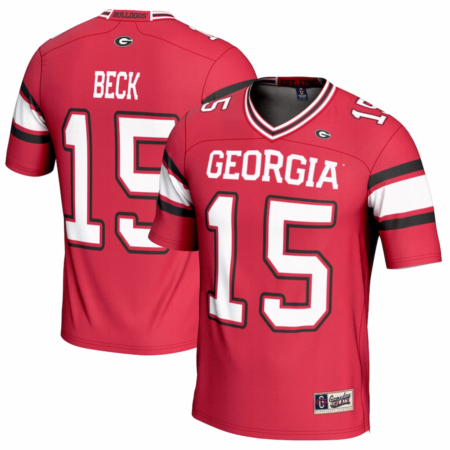 Carson Beck Georgia Bulldogs GameDay Greats Youth NIL Player Football Jersey - Red