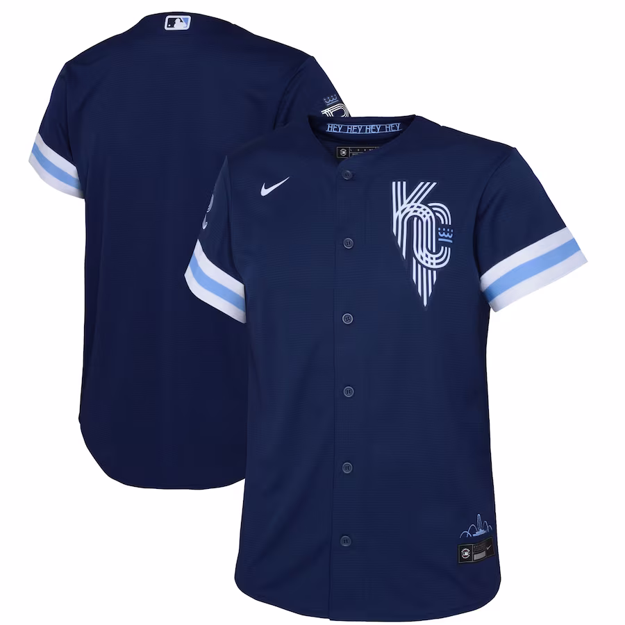 Preschool Kansas City Royals Nike Navy City Connect Replica Jersey