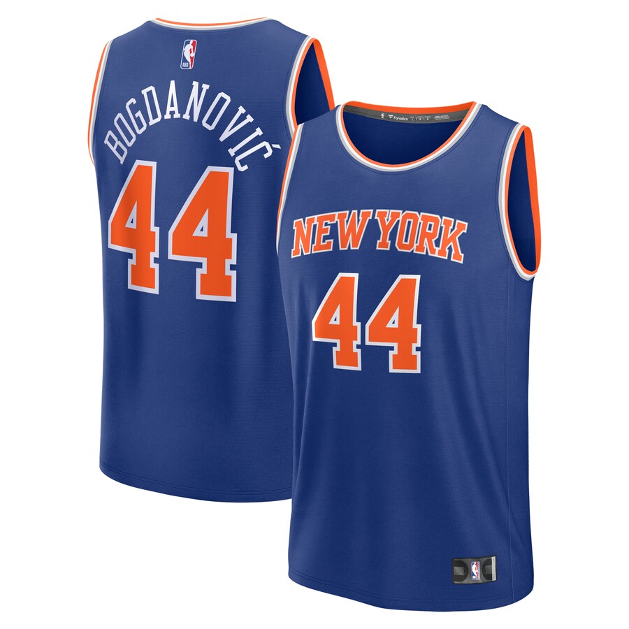 Men's New York Knicks Bojan Bogdanovic Fanatics Royal Fast Break Player Jersey - Icon Edition