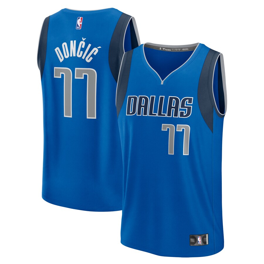 Youth Dallas Mavericks Luka Don?i? Fanatics Blue Fast Break Replica Player Jersey - Icon Edition