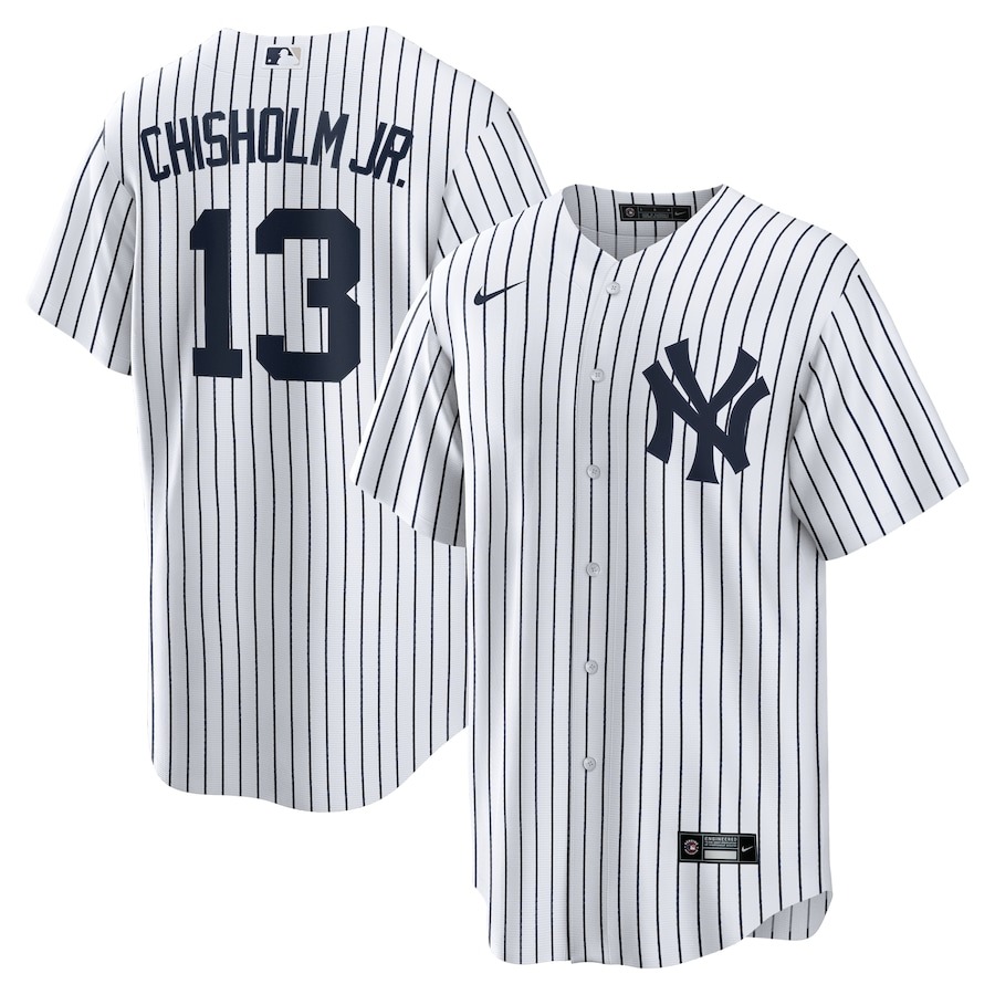 Men's New York Yankees Jazz Chisholm Jr. Nike White Home Limited Player Jersey