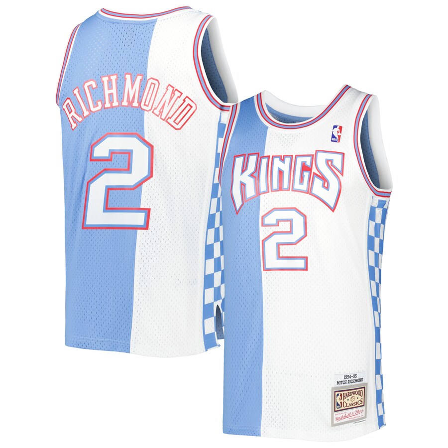 Men's Sacramento Kings Mitch Richmond Mitchell & Ness White 1994-95 Hardwood Classics Reload 3.0 Swingman Jersey