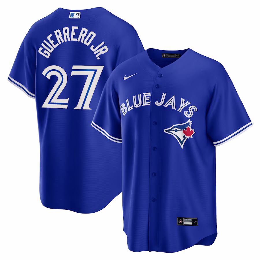 Men's Toronto Blue Jays Vladimir Guerrero Jr. Nike Royal Alternate Replica Player Name Jersey