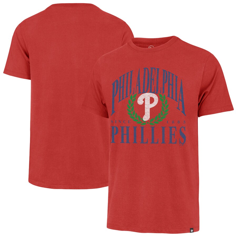 Men's Philadelphia Phillies '47 Red Pitchout Franklin T-Shirt